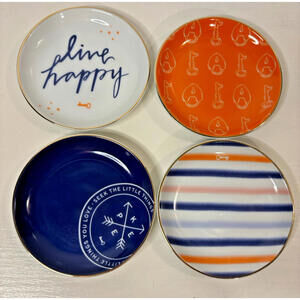 Stella & Dot Mini Trinket Dish Jewelry Tray Set Of 4 Keep Collective New In Box